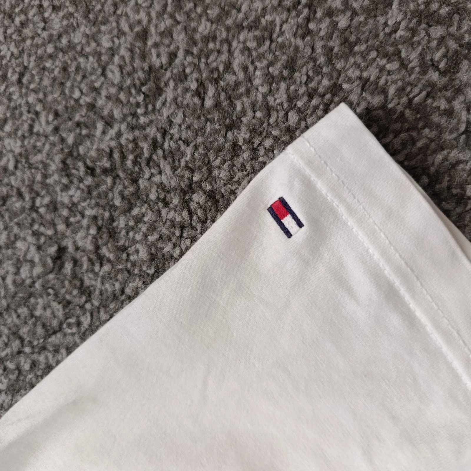 Tommy Hilfiger organic cotton Vintage White size S T-shirt – photo 3